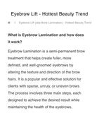 Shape & Laminate Brows