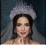 Silver Rhinestone Wedding Headpiece